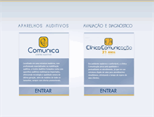 Tablet Screenshot of clinicacomunicacao.com.br